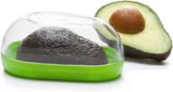 🥑 progressive avocado keeper - long-lasting avocado storage container with snap-on lid, preserve your avocados, prevent spoilage - pack of 1 логотип