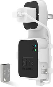 img 4 attached to 🔧 Space-Saving Mount Bracket Holder with 64GB USB Flash Drive and Wall Mount Hungry for Blink Sync Module 2, Suitable for All-New Blink Outdoor Blink Indoor Home Security Camera Sync Module with Short Cable