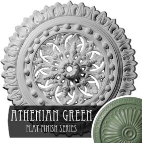 img 3 attached to Ekena Millwork CM18SKAGF Medallion Athenian