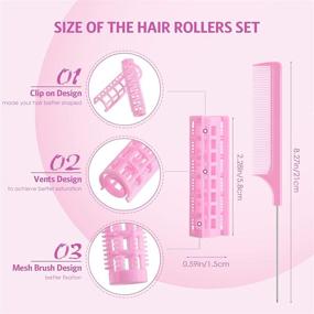 img 3 attached to Plastic Rollers Curlers Pintail Hairdressing Hair Care