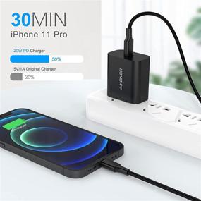 img 3 attached to 🔌 20W USB C Charger for iPhone 13 - Fast Power Delivery 3.0 Charger Compatible with iPhone 13 Pro Max/12 Pro Max/13 Mini/12 Mini, iPhone 11/11 Pro & Pixel 3