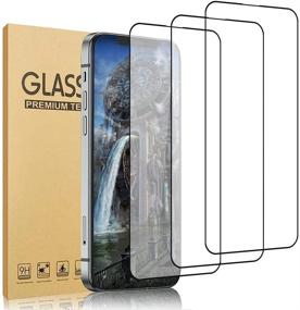 img 4 attached to Premium 3 Pack iPhone 13/ iPhone 13 Pro 6.1” HD Tempered Glass Screen Protector - 9H Hardness, 2.5D Full Coverage, Bubble Free, Scratch Resistant, Case Friendly