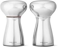 🧂 enhance your dining experience with georg jensen alfredo salt and pepper shaker set, medium logo