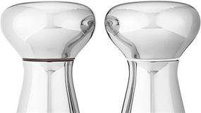 img 3 attached to 🧂 Enhance Your Dining Experience with Georg Jensen Alfredo Salt and Pepper Shaker Set, Medium