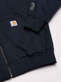 img 2 attached to 👕Толстовка синей морской пехоты Carhartt Defender Heavyweight с высоким воротником для мужчин.