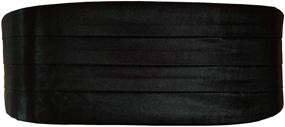 img 2 attached to 🎩 Simpowe Solid Multi Color Cummerbund Black: Stylish and Versatile Accessory for Any Formal Occasion