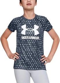 img 4 attached to 👕 Купить сейчас: футболка Under Armour для девочек с короткими рукавами и оригинальным логотипом