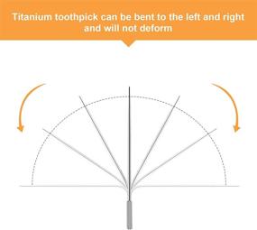 img 1 attached to 🦷 Stainless Steel Reusable Toothpicks by XINYUWIN