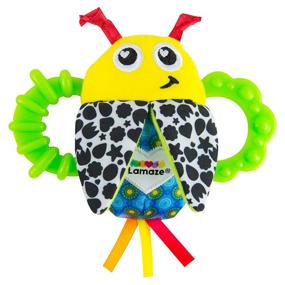 img 4 attached to LAMAZE Bitty Bite Bug Rattle - 4.5 Inch - Single Pack