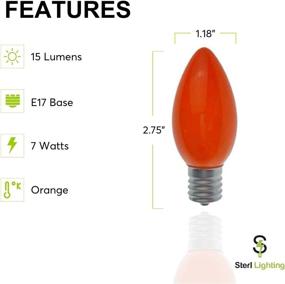 img 3 attached to 7 Watt Incandescent Ceramic Intermediate Christmas