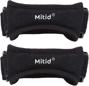 img 3 attached to 🏋️ Ultimate Knee Support: 2 Pack Knee Strap Brace for Active Sports & Activities like Running, Soccer, Basketball, Hiking, Jumpers Knee, Tennis, Tendonitis, Volleyball & Squats