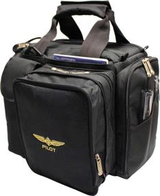 img 1 attached to ✈️ Black Cross Country Flight Bag for Pilots | 4 Pilots Brand | Aviation Bag | Ideal Pilot Gift