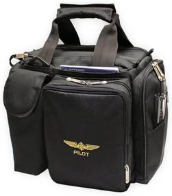 img 4 attached to ✈️ Black Cross Country Flight Bag for Pilots | 4 Pilots Brand | Aviation Bag | Ideal Pilot Gift