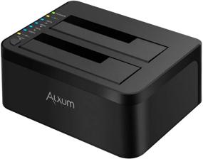 img 4 attached to 💽 Alxum SATA Hard Drive Docking Station: Cloner and Duplicator for 2.5 & 3.5 inch SATA HDD/SSD up to 18TB - Black