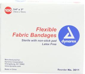 img 2 attached to Dynarex Adhesive Fabric Bandage Sterile