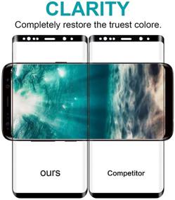 img 3 attached to Защитное стекло для экрана Galaxy Note 9 - 2 шт. закаленное стекло, устойчивое к давлению до 11 фунтов, полное покрытие экрана, совместимо с чехлом.