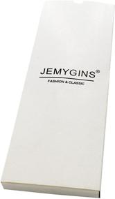 img 1 attached to JEMYGINS Orange Cashmere Cotton Necktie - Men's Accessories in Ties, Cummerbunds & Pocket Squares