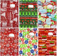 set of 2 giant christmas gift bags - 36x44" with tie and gift card included logo