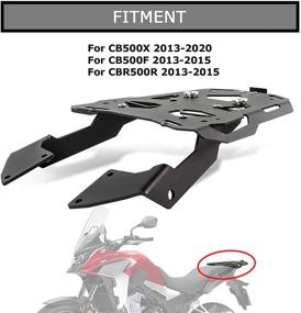 img 3 attached to 🛵 Задний багажник PSLER для Honda CB500X 2013-2021, CB500F 2013-2015, CBR500R 2013-2015, CB400X 2021