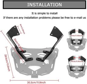 img 1 attached to 🛵 Задний багажник PSLER для Honda CB500X 2013-2021, CB500F 2013-2015, CBR500R 2013-2015, CB400X 2021