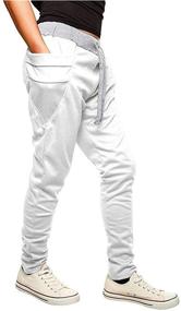 img 2 attached to 🏃 OBT Boys' Slim Casual Comfortable Skinny Jogger Pants for Running