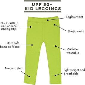 img 3 attached to 👧 Shedo Lane Girls' Protection Leggings - Stylish Clothing and Leggings for Girls