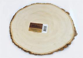 img 4 attached to 🪵 Wilson Basswood Round/Oval: X Large Sizes (11-13 inch Wide x 5/8 inch Thick) - Superior Quality and Versatility for Crafts and Carving