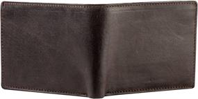 img 1 attached to Sakkas Leather Wallet with Bi-Fold Design and Multiple Card Slots