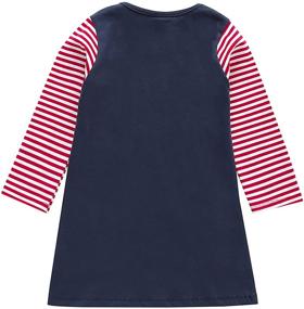 img 3 attached to 🌈 LuckyCandy Toddler Dresses: Vibrant Rainbow All Over Girls' Clothing