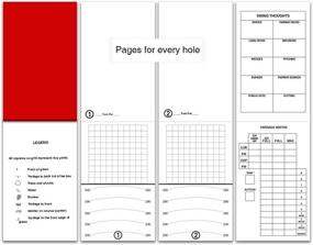 img 1 attached to 🏌️ Golf Yardage Books (2 Pack): PGA Template, USGA Conforming, Lifetime Weatherproof Paper - Enhance Your Golf Game!