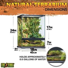 img 3 attached to Exo Terra Natural Glass Terrarium