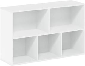 img 2 attached to 📦 Furinno White 5-Cube Open Shelf for Improved SEO