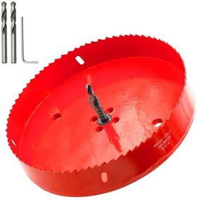img 4 attached to Hordion Bi Metal Drilling Cornhole Plasterboard Cutting Tools in Hole Saws & Accessories