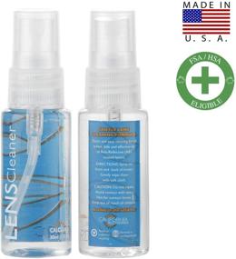 img 1 attached to 👓 California Accessories Calclear Lens Cleaner: Effective Eyeglass Lens Cleaning Spray - 2-1oz Spray Top & 2-8oz Refill, for Glasses, Lens, Screens