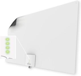 img 2 attached to 📺 Mohu Leaf Supreme Pro Indoor TV Antenna | Amplified, 65-Mile Range, Signal Indicator, UHF/VHF Multi-Directional, Paper-Thin Design, 16 ft. Detachable Coaxial Cable, Reversible, 4K-Ready HDTV | MH-110160