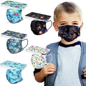 img 4 attached to Disposable Face_Mask Children Breathable Christmas