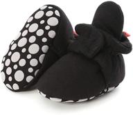 soft lining non slip gripper baby booties for boys girls | lafegen newborn infant slipper socks | toddler first walker crib shoes 0-18 months logo