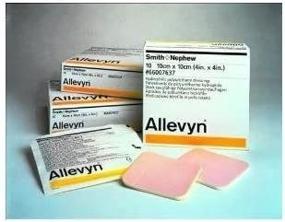 img 4 attached to 💚 Smith & Nephew Allevyn Hydrocellular Foam Dressing 4"x4", Box of 10 - Item 66927637: Effective Wound Care Solution