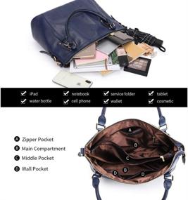 img 1 attached to Kattee Women&#39 Women's Handbags & Wallets