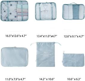 img 2 attached to Packing Cubes Suitcase Organizer Convenient