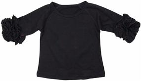 img 1 attached to 👚 Kirei Sui Girls Sleeve T Shirts: Chic & Comfy Girls' Tops, Tees & Blouses