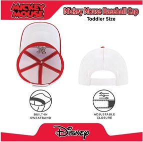 img 1 attached to 🧢 Optimized for Search: Mickey Character Baseball Accessories and Hats for Disney Toddlers