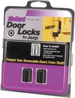 🔒 enhanced security for jeep wrangler tj/lj: mcgard 76058 black door locks (set of 2) logo