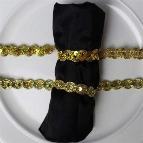 img 1 attached to Expo International Sequin Embellishment 20 Yard Sewing for Trim & Embellishments