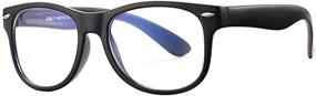 img 3 attached to 👓 Protect Your Child's Eyes with Bouryo Kids Blue Light Blocking Glasses for Girls and Boys (Ages 3-12)