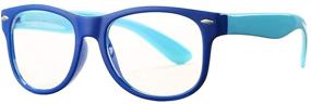 img 2 attached to 👓 Protect Your Child's Eyes with Bouryo Kids Blue Light Blocking Glasses for Girls and Boys (Ages 3-12)