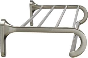 img 4 attached to 🛀 MODONA 24” Wall Mounted Towel Rack - Satin Nickel: Stylish Storage Solution with 5-Year Warranty