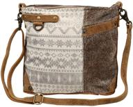 👜 myra bag: stylish upcycled cowhide shoulder handbags & wallets for women logo