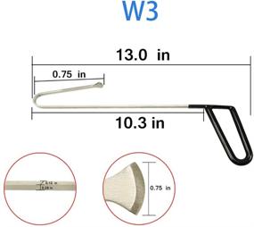 img 1 attached to 🚗 Инструменты для удаления вмятин без покраски 4Pcs Kits для ремонта повреждений от града и ударов по дверям автомобиля - Ручные инструменты (4 штуки)