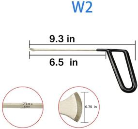img 2 attached to 🚗 Инструменты для удаления вмятин без покраски 4Pcs Kits для ремонта повреждений от града и ударов по дверям автомобиля - Ручные инструменты (4 штуки)